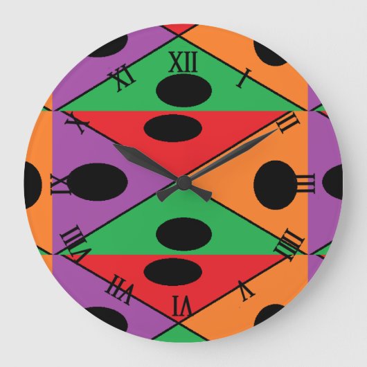 Grande Horloge Ronde Pôle noir (Recto)