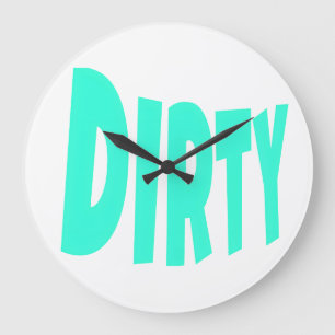 GRANDE HORLOGE RONDE POLICES D'EAU SALES