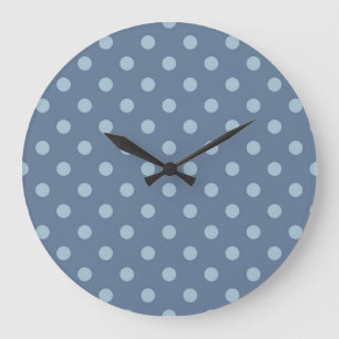 Grande Horloge Ronde Polka dot