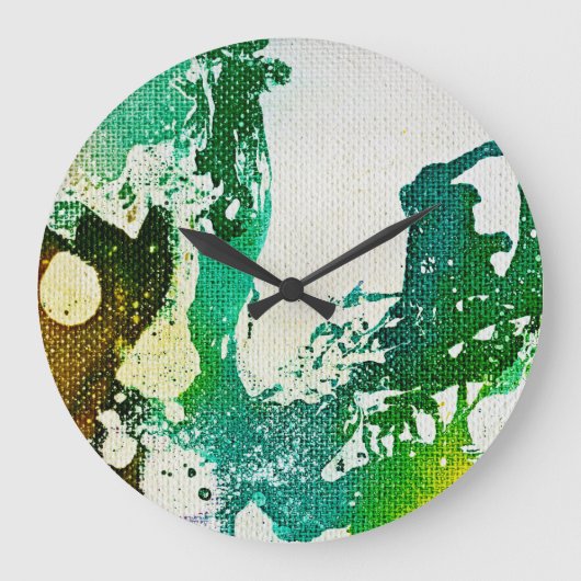 Grande Horloge Ronde Polychromoptic #5 par Michael Moffa (Recto)