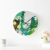 Grande Horloge Ronde Polychromoptic #5 par Michael Moffa (Maison)