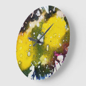 Grande Horloge Ronde Polychromoptic #7 par Michael Moffa (Angle)