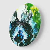 Grande Horloge Ronde Polychromoptique #2C par Michael Moffa (Angle)