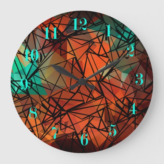 Grande Horloge Ronde Polygone, peignant (Recto)