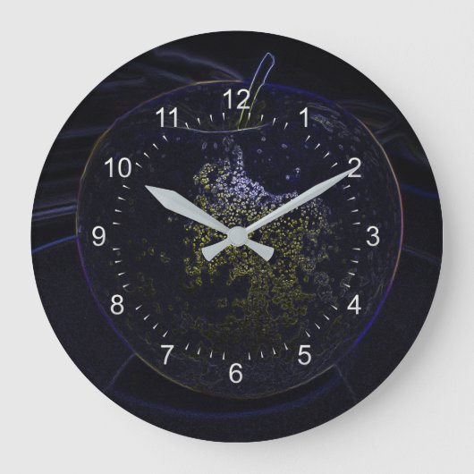 Grande Horloge Ronde pomme dorée (Recto)