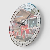 Grande Horloge Ronde Pompier - Union Fire Company 1 (Angle)