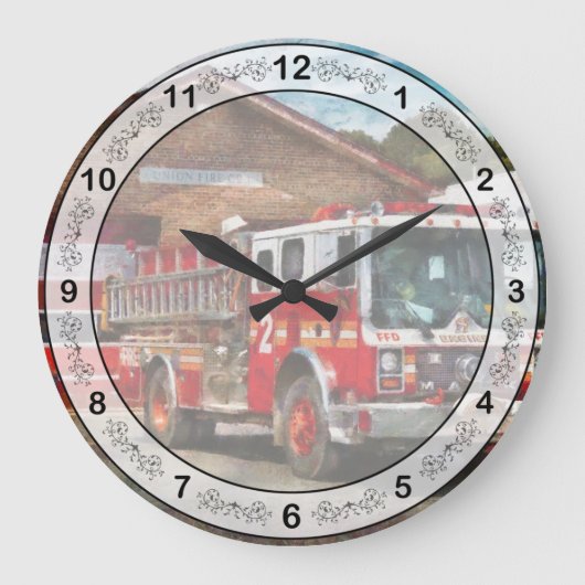 Grande Horloge Ronde Pompier - Union Fire Company 1 (Recto)