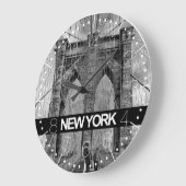Grande Horloge Ronde Pont de New York (Angle)