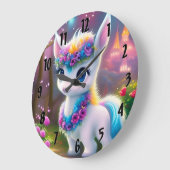 Grande Horloge Ronde Pony bébé (Angle)