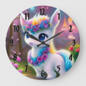 Grande Horloge Ronde Pony bébé (Recto)