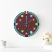 Grande Horloge Ronde Pool Clock (Maison)