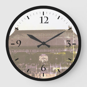 Grande Horloge Ronde Porcelaine ancienne Pékin temple porte du Ciel Gra