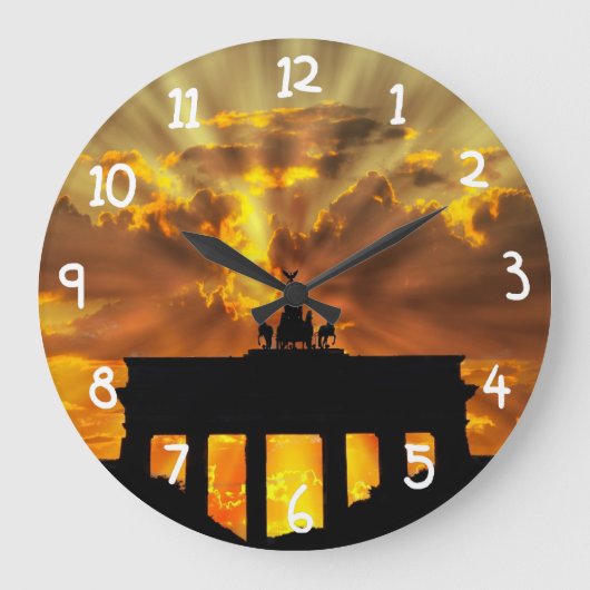 Grande Horloge Ronde Porte de Brandebourg (Recto)