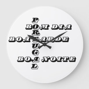 Grande Horloge Ronde Portugal Bom Dia Boa Tarde Boa Noite