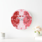 Grande Horloge Ronde Posh Poodle Love (Maison)