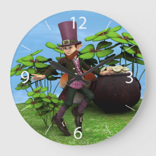 Grande Horloge Ronde Pot d'Or
