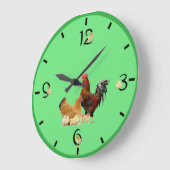 Grande Horloge Ronde Poulet (Angle)