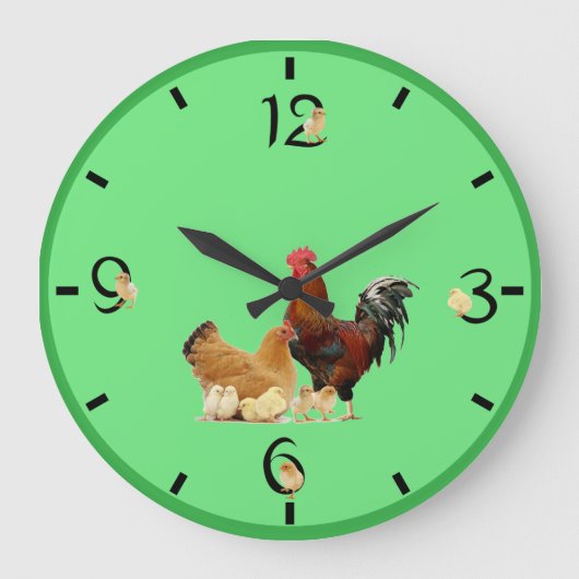 Grande Horloge Ronde Poulet (Recto)