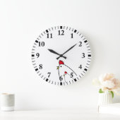 Grande Horloge Ronde Poulets (Maison)
