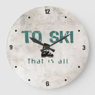Grande Horloge Ronde Pour skier est tout
