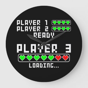 Grande Horloge Ronde Pregnancy Announcement Baby Player 3