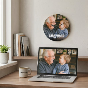 Grande Horloge Ronde Première fête des pères, photo de nouveau grand-pè