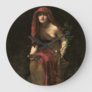 Grande Horloge Ronde Prêtre de Delphes, 1891 par John Collier