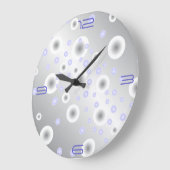 Grande Horloge Ronde Pretty Circle Design >Artistic Kitchen Clocks (Angle)