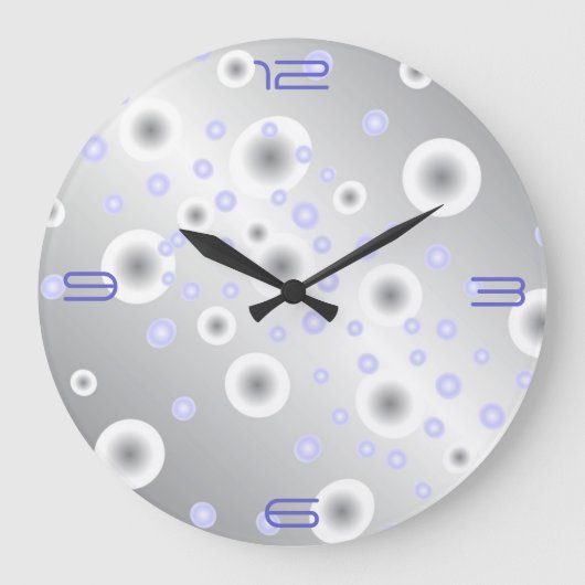 Grande Horloge Ronde Pretty Circle Design >Artistic Kitchen Clocks (Recto)