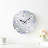 Grande Horloge Ronde Pretty Circle Design >Artistic Kitchen Clocks (Maison)
