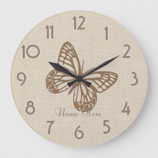 Grande Horloge Ronde Pretty Gold Butterfly (Recto)