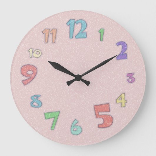 Grande Horloge Ronde Pretty Pink Pastel (Recto)