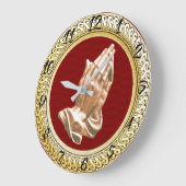 GRANDE HORLOGE RONDE PRIER LES MAINS (Angle)