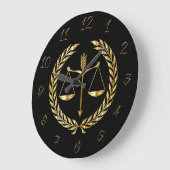 Grande Horloge Ronde Procureur (Angle)