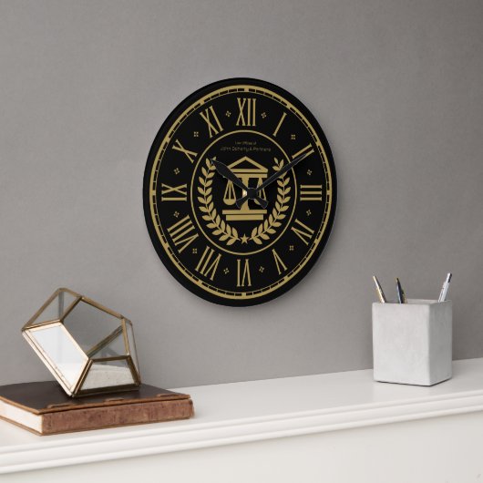 Grande Horloge Ronde Procureur | Bureau du droit (Bureau)