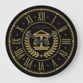 Grande Horloge Ronde Procureur | Bureau du droit (Recto)