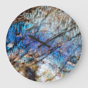 Grande Horloge Ronde Profondeurs Iridescendantes