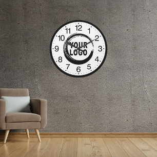 Grande Horloge Ronde Promotion du logo de l'entreprise personnalisée