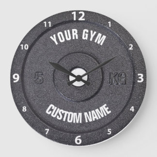 Grande Horloge Ronde Propriétaire ou utilisateur de la salle de gym drô