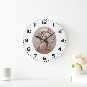 Grande Horloge Ronde Prospector Miner Randonnée