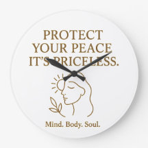 Protect Your Peace — Minimalist Self-Care Quote