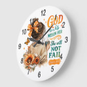 Grande Horloge Ronde Psaume 46:5... (Angle)