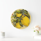 Grande Horloge Ronde Publicité vintage Citronnelle (Maison)