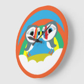 Grande Horloge Ronde Puffin Rocks (Angle)