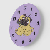 Grande Horloge Ronde Pug hug (Angle)