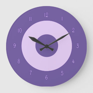Grande Horloge Ronde Purple on