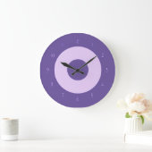 Grande Horloge Ronde Purple on (Maison)