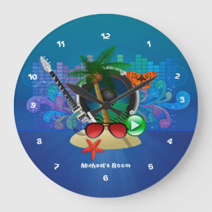 Grande Horloge Ronde Purple Summer Club Beach House