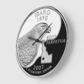 Grande Horloge Ronde Quartier d'État de Faux Idaho (Angle)