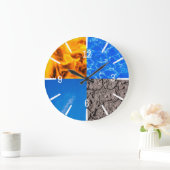 Grande Horloge Ronde Quatre éléments (Maison)